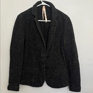 Marc Cain Textured Black Blazer size N5 medium to large?